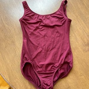 Maroon Body Wrappers Leotard